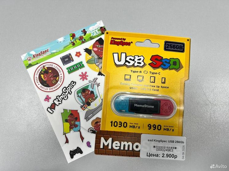 Флэш-накопитель SSD USB 256Gb