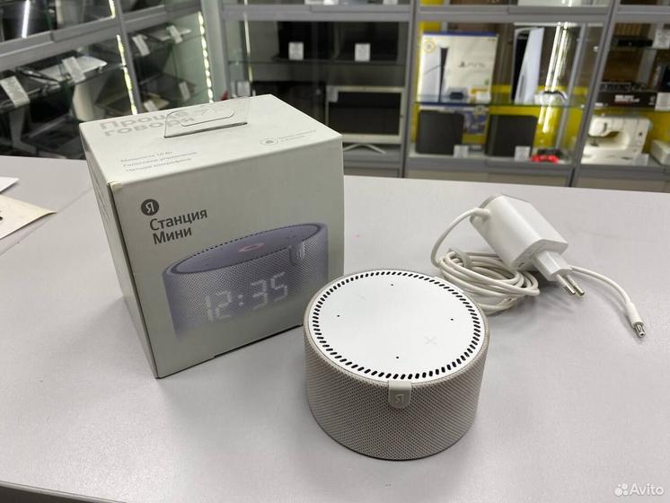 Яндекс станция мини yndx-00020 C часами