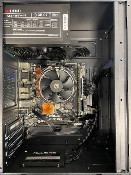 Пк Intel Pentium G4560 3.5Ghz/ Ram 16Gb/ SSD