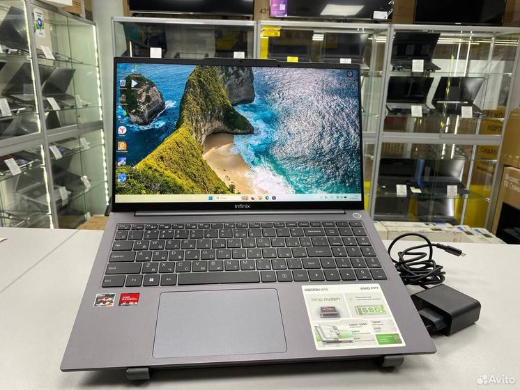 Ноутбук Infinix AMD Ryzen 7 8 ядер/ Ram 16Gb