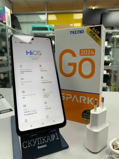 Tecno Spark Go 2024, 3/64 ГБ