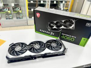 Видеокарта MSI GeForce RTX 4060 ventus 3X OC 8Gb